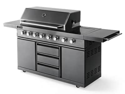 Longhorn BBQ Gunmetal Stainless Signature 8 Burner — 8 Burner