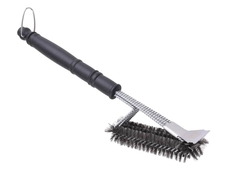 Longhorn BBQ Cleaning Brush with Scraper — main product image
