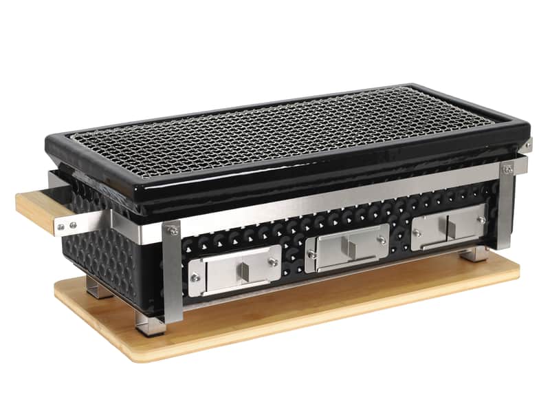 Longhorn Hibachi Ceramic Grill BBQ 21.5" — main product image
