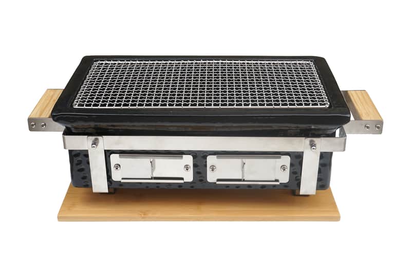 Longhorn Hibachi Ceramic Grill BBQ 15.5" — main product image